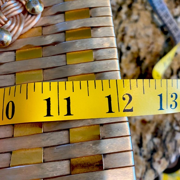 RAFFIA WOVEN HANDBAG VINTAGE - Picture 7 of 8